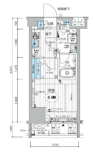 サンウッド三田パークサイドタワー 2階 間取り図