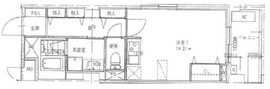 西麻布ホームズ 402 間取り図