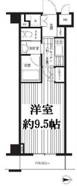 グランハイツ東新宿 512 間取り図