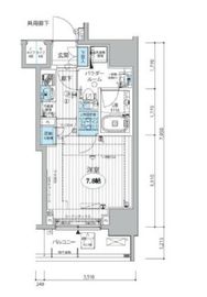 メインステージ三田アーバンスクエア 3階 間取り図