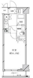 ライジングプレイス錦糸町 5階 間取り図