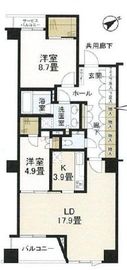 プレミスト南青山 3階 間取り図