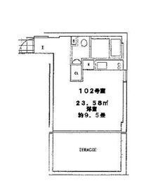 ベルファース芝パルク 102 間取り図