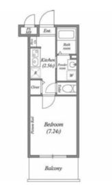 JM高輪レジデンス 204 間取り図