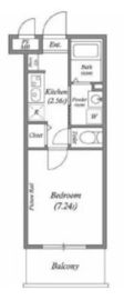 JM高輪レジデンス 302 間取り図