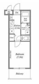 JM高輪レジデンス 304 間取り図