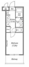 JM高輪レジデンス 310 間取り図