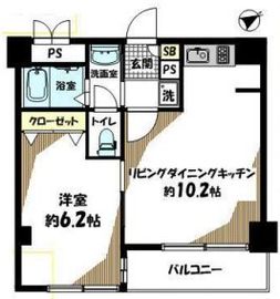 西新宿フォレストアネックス 307 間取り図