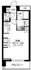 プリズムタワー 14階 間取り図