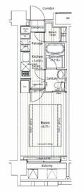 プライマル新宿若松町 706 間取り図