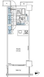 コンフォリア新宿イーストサイドタワー 421 間取り図