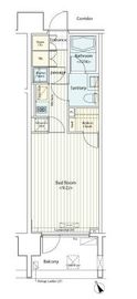 カスタリア大塚 1102 間取り図