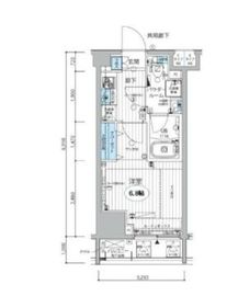 メインステージ三田アーバンスクエア 5階 間取り図