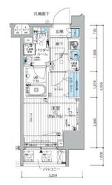 メインステージ三田アーバンスクエア 5階 間取り図