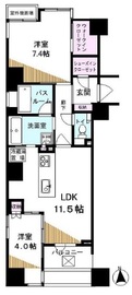 ライオンズクオーレ東京八丁堀 10階 間取り図