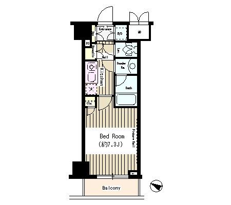 イーストコモンズ清澄白河セントラルタワー 905 間取り図