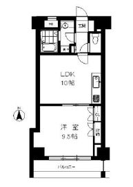 シティプラザ恵比寿 7階 間取り図