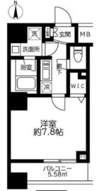 ブライズ神楽坂 2階 間取り図