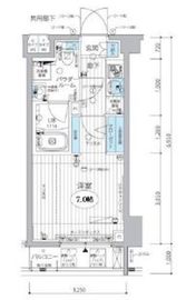 メインステージ三田アーバンスクエア 6階 間取り図
