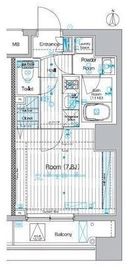 ブライズ神楽坂 6階 間取り図