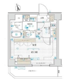 ブライズ神楽坂 13階 間取り図