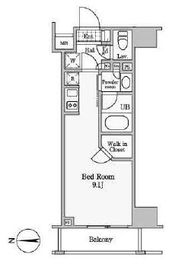 レジディア御茶ノ水3 203 間取り図