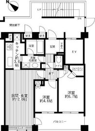 フェアロージュ神宮前 3階 間取り図