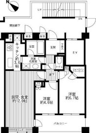 フェアロージュ神宮前 3階 間取り図