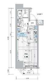 メインステージ三田アーバンスクエア 7階 間取り図