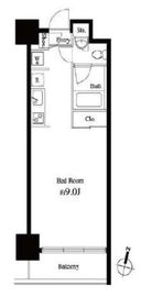 グレンパーク秋葉原イースト 703 間取り図