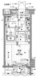 メインステージ三田アーバンスクエア 7階 間取り図