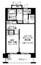 東五反田レジデンス 2階 間取り図
