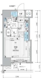 メインステージ三田アーバンスクエア 8階 間取り図