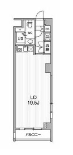 六本木デュープレックスエムズ 218 間取り図