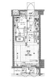 メインステージ三田アーバンスクエア 8階 間取り図