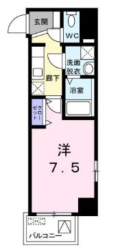 プラム恵比寿 401 間取り図