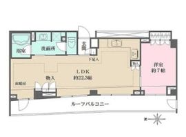 パークハウス中目黒 5階 間取り図