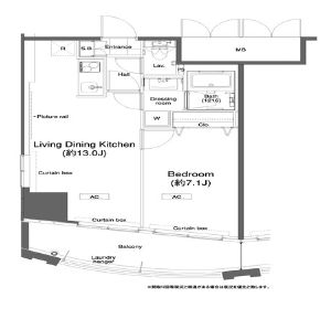 グランハイツ高田馬場 819 間取り図