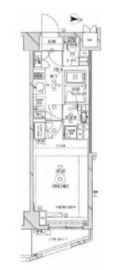 イルフィオーレ都立大学 4階 間取り図