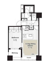 パークホームズ武蔵小山 13階 間取り図