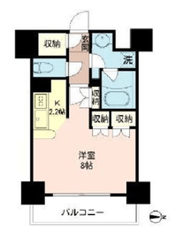 エコロジー大井町レジデンス 603 間取り図