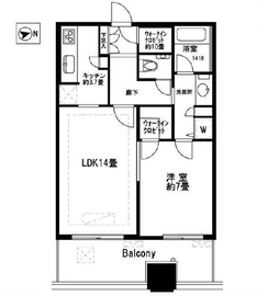 芝パークタワー 19階 間取り図