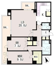 THE AZABUDAI TOWER 302 間取り図