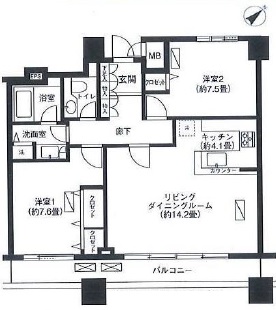 LOOP-M 1802 間取り図