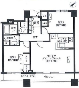 LOOP-M 1802 間取り図