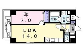 ユヌブリーズ目黒 201 間取り図