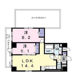 ユヌブリーズ目黒 501 間取り図