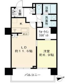 豊洲シエルタワー 5階 間取り図