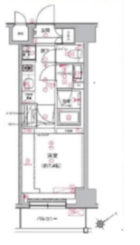 アルテシモシェルト 4階 間取り図