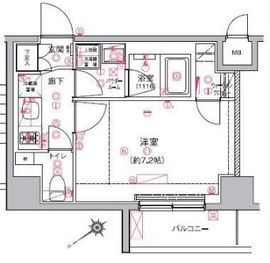 アルテシモシェルト 4階 間取り図